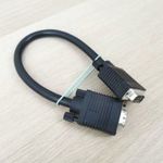 Voodoo 1-2 gyári VGA összekötő kábel, fekete (a jobb minőségű) fotó