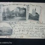Zalaegerszeg Deák tér, Arany bárány Szálloda 1900 fotó