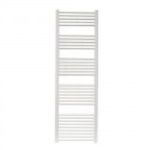 Heiztech egyenes fehér acél fürdőszobai törölközőszárító radiátor 50 x 160 cm, 737 W fotó