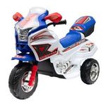 Gyermek elektromos motor Baby Mix RACER fehér-kék fotó