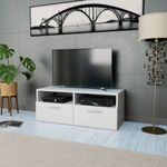 fehér faforgácslap TV szekrény 95 x 35 x 36 cm fotó