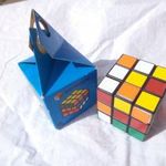 [ABC] Rubik kocka, régi kiadás, dobozzal (5174) fotó