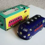 Lemezárugyári lendkerekes Volkswagen dobozában, retro játék autó, Lemezárugyár fotó