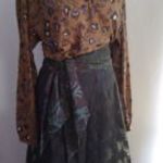 Didi DIDI alkalmi csipke szoknya 46 -48 XL (Diane von Fürstenberg ) khaki fotó