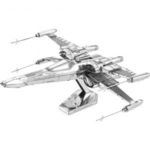 Metal Earth Star Wars Poe Dameron X-Wing repülő 3D lézervágott fémmodell építőkészlet 502665 fotó