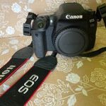 Új! Canon tükörreflexes fényképezőgép EOS 77D fekete + Objektív 18-55 IS fotó