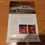 régi retró 1967-es jaguár 420 prospektus-plakát, német, hibátlan. fotó