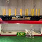 LGB 4059 4t-es rakoncás pőrekocsi, fekete színű, dobozában, teljesen új állapotban eladó !!! fotó