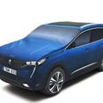 Plüss Peugeot 3008 Kék fotó