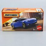 Tesla Model S 1: 64 Matchbox kék fotó
