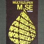 Kártyanaptár, ÁFOR, benzinkutak, MSE motorolaj, 1982 fotó