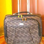 Gurulós utazótáskák, görög mintás, kiváló rekeszes laptoptartós, hosszú kar, könnyű, 40x Weshare fotó