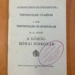 1926 Testnevelési utasítás - Testnevelési és sportágak - A Görög-Római birkozás fotó