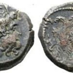 VI Ptolemaiosz i.e 2 szd. Diobol 21mm. ókori görögök, Ptolemy fotó