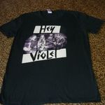 GILDAN HEY VIOLET Rock együttes kétoldalt feliratos, mintás pamut férfi póló L-es fotó