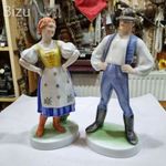 2 db Ó-herendi porcelán figura fotó