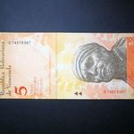 Venezuela 5 Bolivares 2011 Unc fotó