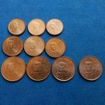 FRANCIA 1-2-5 Eurocent 1999-2017 10 DB fotó