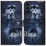 SAMSUNG Galaxy A24 4G (SM-A245F/DS), Notesz mobiltok, Farkas minta fotó