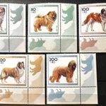 1996 NÉMET, DEUTSCHE BUNDESPOST, KUTYA, NÉMET KUTYÁK, ÁLLAT, KOMPLETT BÉLYEG SAROK SZELVÉNYES SOR** fotó