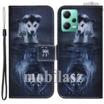 Xiaomi Poco X5, Redmi Note 12 5G, Notesz mobiltok, Farkas minta fotó