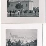 Nagyvárad, országzászló szentelés? 2 db. korabeli kisméretű fotó, 1940- fotó