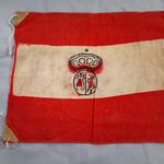 Kézzel festett spanyol haditengerészeti zászló 1910/1920 körül fotó
