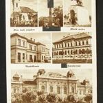 Kisújszállás, országzászló, Hősök szobra, biroság, vasutállomás.. fotó