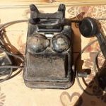 Régi kurblis telefon fotó