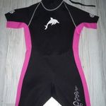 "TWF wetsuit UV Protector 50+" neoprén úszóruha delfin 150-155cm szörfruha h.80cm mb.80-85cm ÚJ fotó