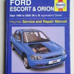 Ford Escort és Orion dízel javítási könyv (1990-2000) Haynes fotó