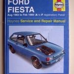 Ford Fiesta benzines javítási könyv (1983-1989) Haynes fotó