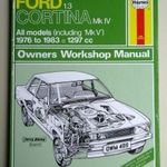 Ford Cortina IV 1.3 javítási könyv (1976-1983) Haynes fotó