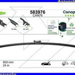 MERCEDES C W204 2007.01-2011.03 Ablaktörlő lapát első oldalfüggetlen 2009.01.-től 1d... fotó