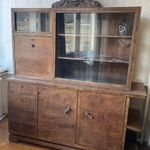 Magyar Art Deco vitrin tálaló büfé szekrény fotó