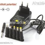 ACDCU2000FP, 3-12 V-os, 2 A-es, fordított polaritású univerzális hálózati adapter fotó