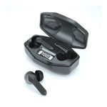 T68-TWS vezeték nélküli Bluetooth headset - tokba épített töltővel / fekete színben fotó