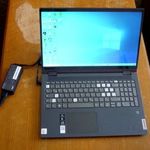 Lenovo IdeaPad Flex 5 15IIL05 (i7-1065G7-16GB-512GB SSD) – sérült, de működőképes, 4-5 ó akku! fotó