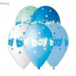 It's a Boy léggömb, lufi 5 db-os 13 inch (33 cm) fotó