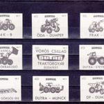 Magyar gyufacímkék: DUTRA Traktorgyár 1972.(Ksz: 2937-45.a.) fotó
