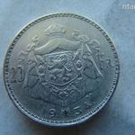 EZÜST BELGA 20 FRANCS, 1934. 1 DB. 11 GR. BELGES fotó