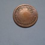 Belga 2 Cent 1834 I. Lipót fotó