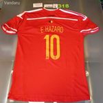 (K318.) Belgium / Belga válogatott L-es mez. Használt! E.Hazard 10 fotó