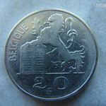 EZÜST BELGA 20 FRANCS, 1949. 1 DB. 8 GR. BELGIQUE fotó