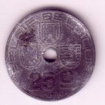 25 cent belga 1946 fotó