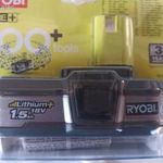 új bontatlan Ryobi ONE+ 18V 1.5Ah RB18L15 Lithium Li-ion akku akkumulátor fotó