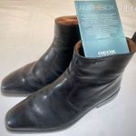 GEOX Amphibiox férfi 41-es bokacsizma, valódi bőr csizma, sötétbarna fotó