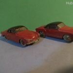 Régi Dinky France Volkswagen Coupe Karmann Ghia 2 darab =O= fotó