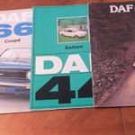 DAF 44 és 66 3 db prospektusa. Ötvenéves prospektus szett 525 fotó