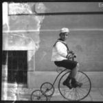 Régi fotónegatív tricikli anno - Lónyay család hagyatékából 1900-as évek eleje fotó